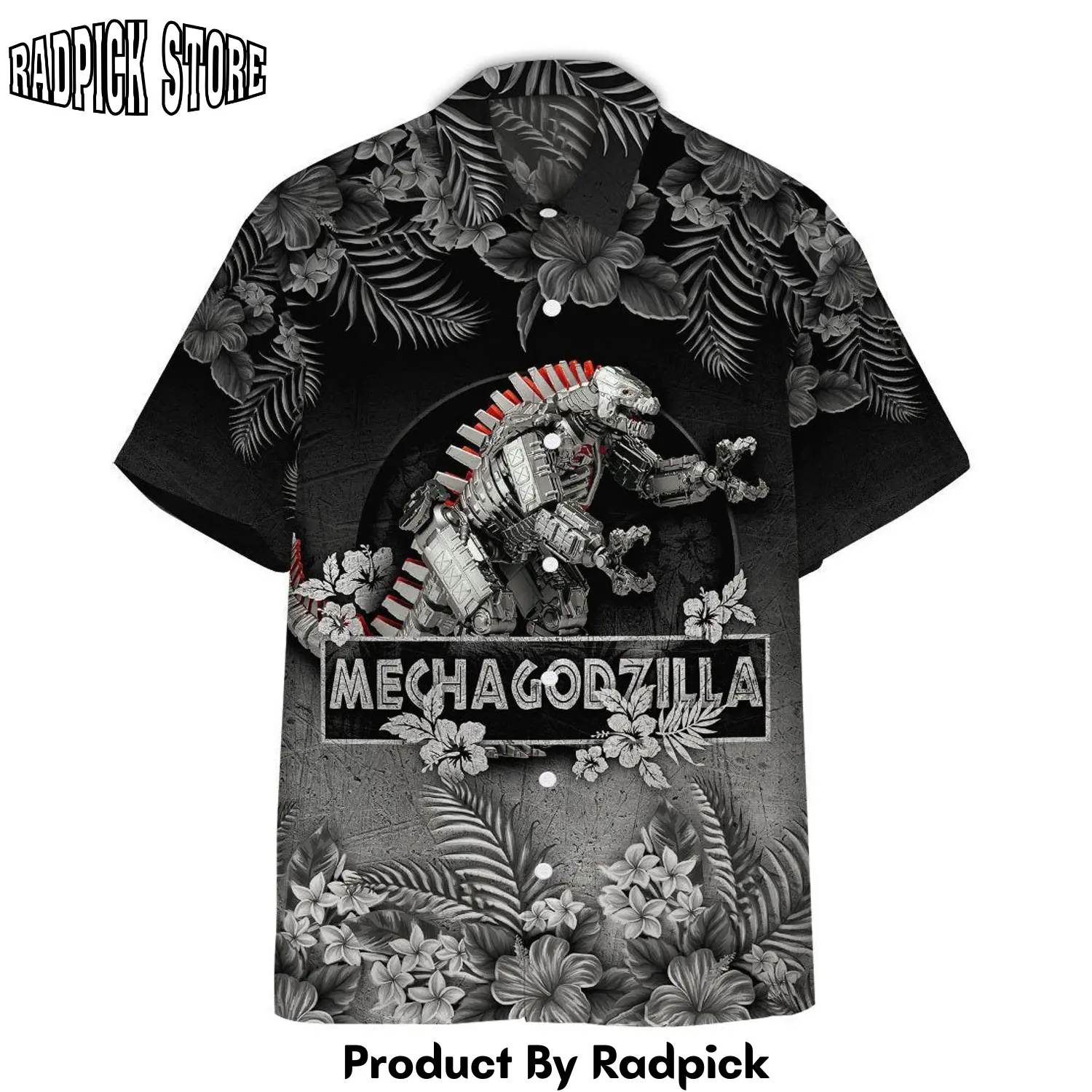 Radpick 3d mechagodzilla mother day hawaii shirt rp292566